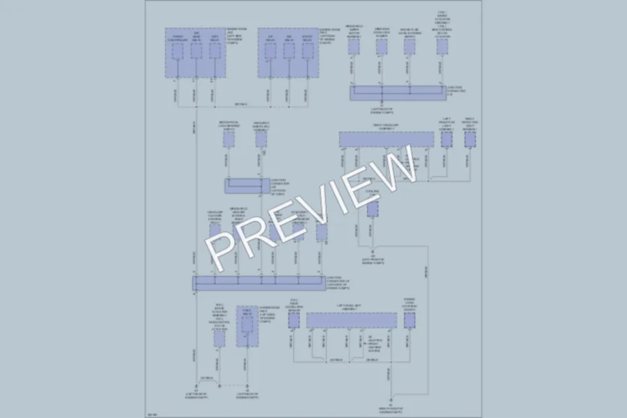2010 Lexus IS250C Ground Distribution wiring diagram preview
