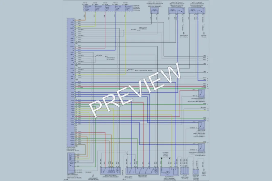 2010 Lexus IS250C Power Top Sunroof wiring diagram preview