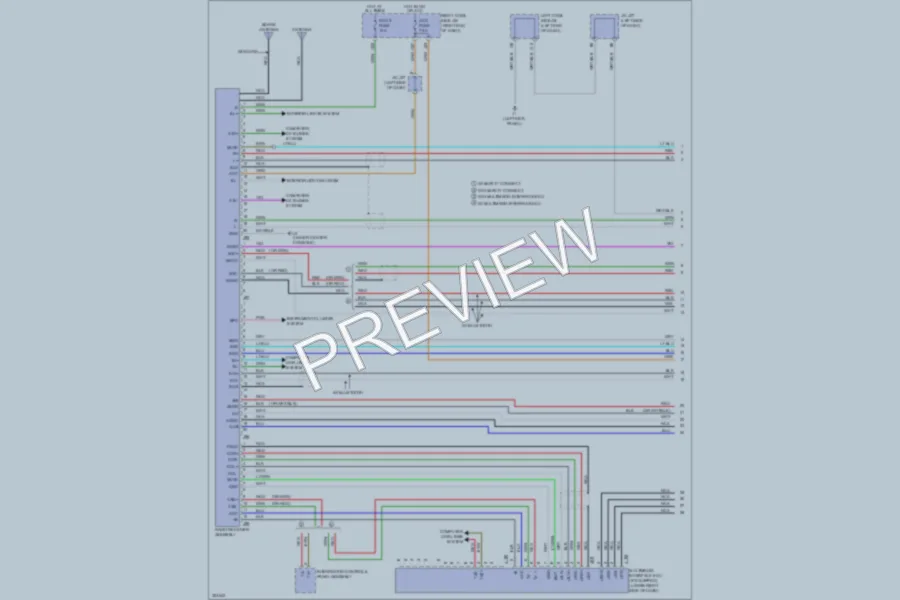 2010 Lexus IS250C Radio wiring diagram preview
