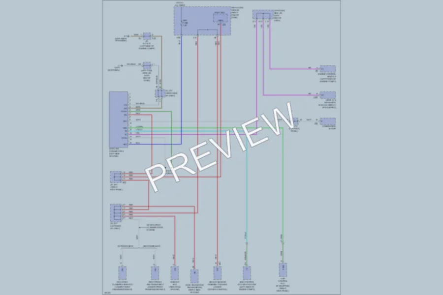 2010 Lexus IS350 Computer Data Lines wiring diagram preview