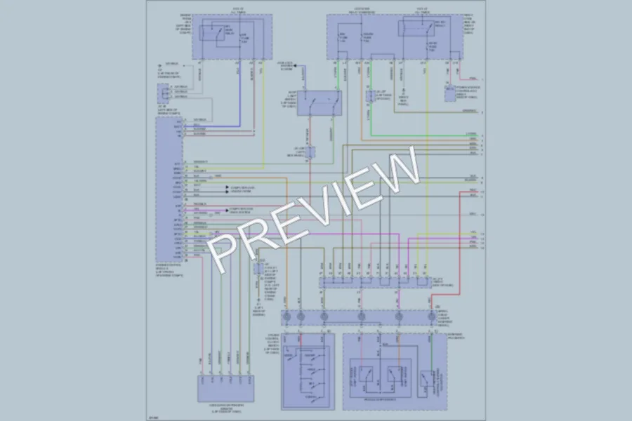 2010 Lexus IS350 Cruise Control wiring diagram preview