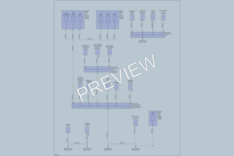 2010 Lexus IS350 Ground Distribution wiring diagram preview