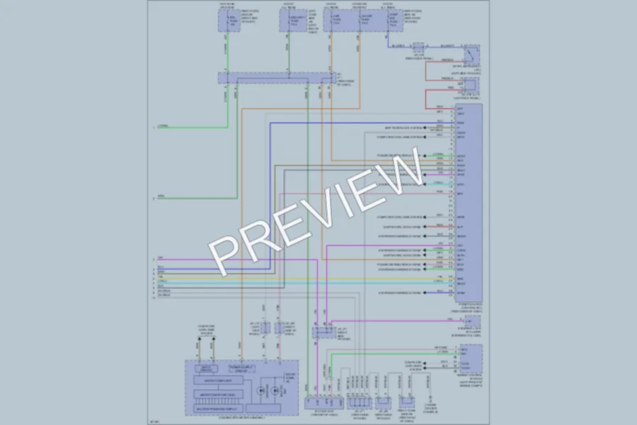 2010 Lexus IS350C Anti Theft wiring diagram preview