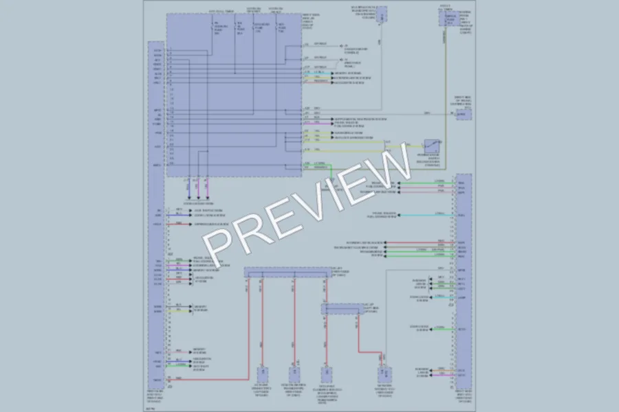 2010 Lexus IS350C Body Control Modules wiring diagram preview
