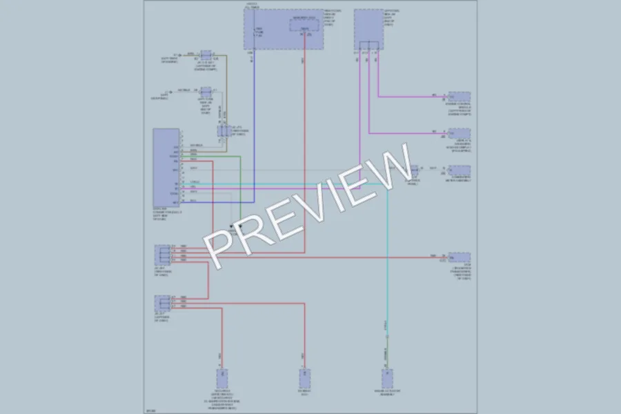 2010 Lexus IS350C Computer Data Lines wiring diagram preview