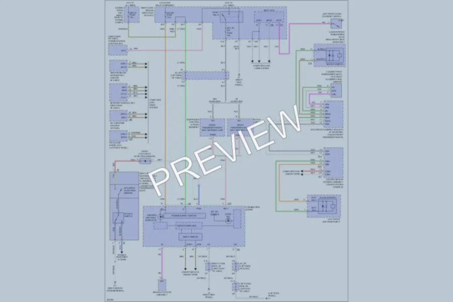 2010 Lexus IS350C Warning Systems wiring diagram preview