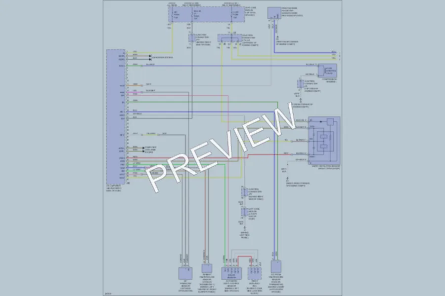 2010 Lexus ISF Air Conditioning wiring diagram preview