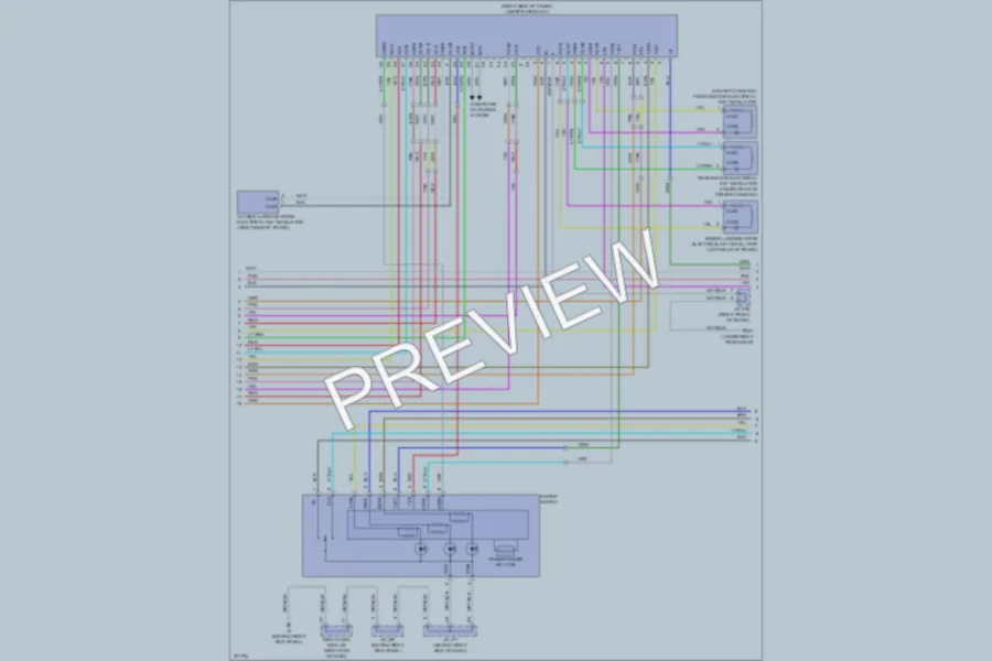 2010 Lexus ISF Anti Theft wiring diagram preview
