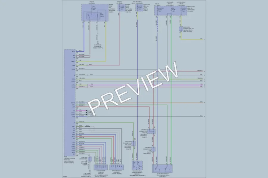 2010 Lexus ISF Cruise Control wiring diagram preview