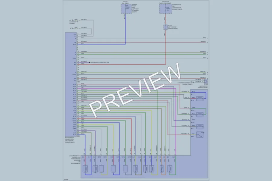 2010 Lexus ISF Transmission wiring diagram preview