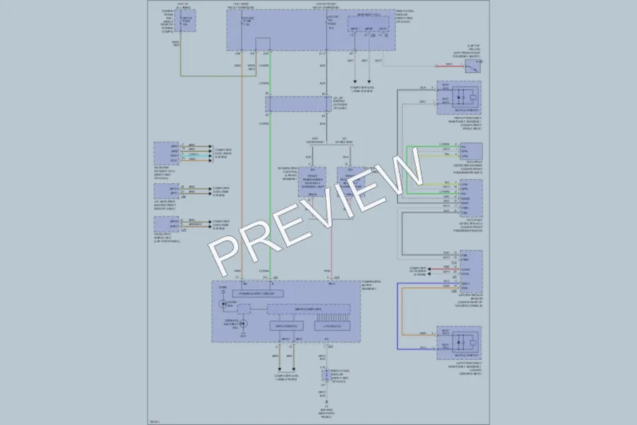 2010 Lexus ISF Warning Systems wiring diagram preview