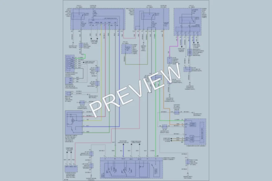 2010 Lexus ISF Wiper Washer wiring diagram preview