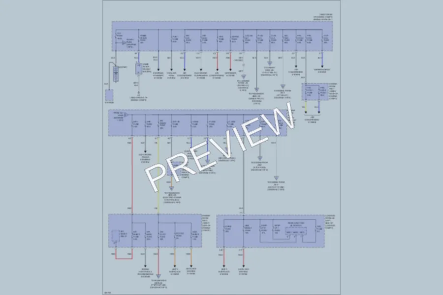 2010 Lexus LS460 Power Distribution wiring diagram preview
