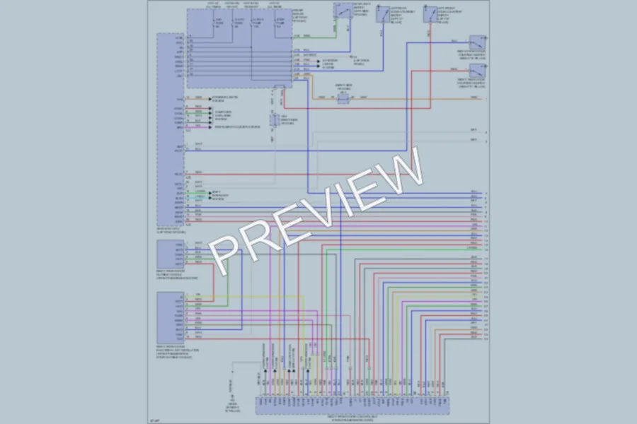 2010 Lexus LS460 Power Door Locks wiring diagram preview