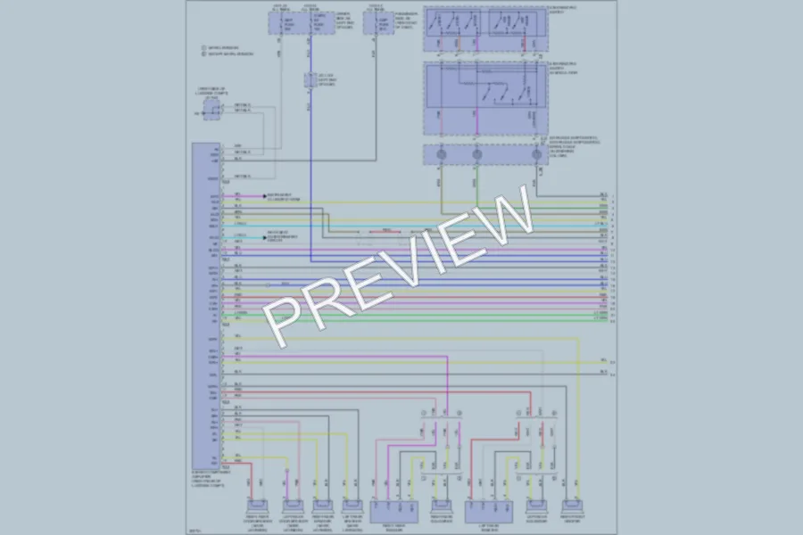 2010 Lexus LS460 Radio wiring diagram preview