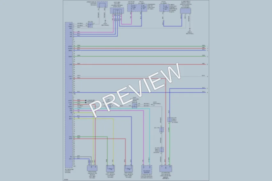 2010 Lexus LS600h Air Conditioning wiring diagram preview