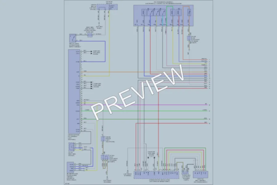 2010 Lexus LS600h Cruise Control wiring diagram preview
