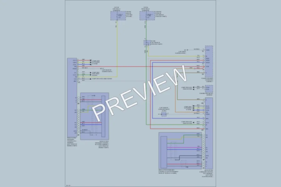 2010 Lexus LS600h Electronic Suspension wiring diagram preview