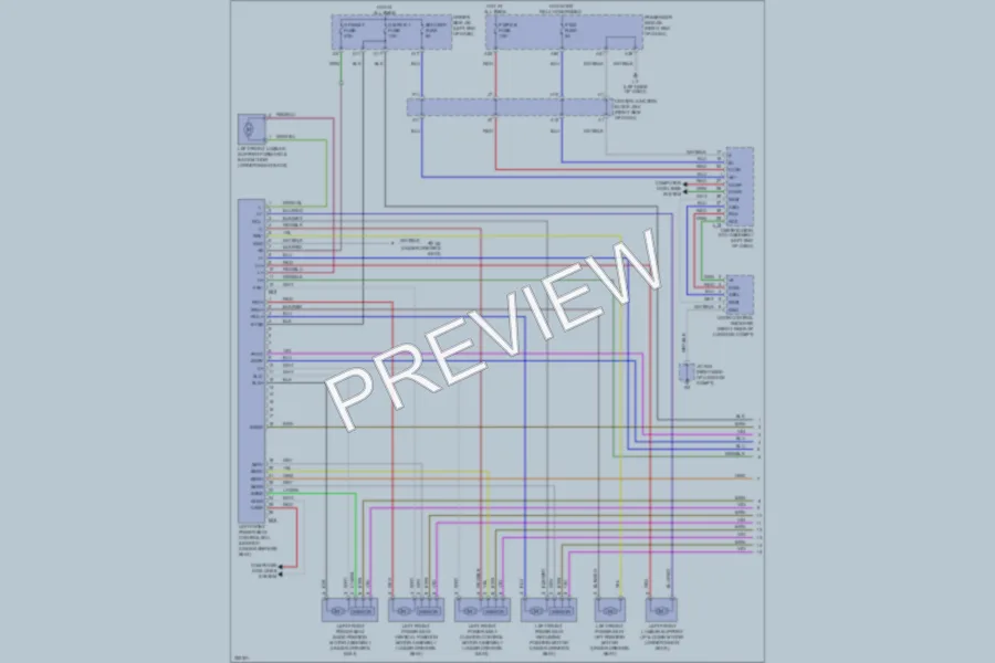 2010 Lexus LS600h Memory Systems wiring diagram preview