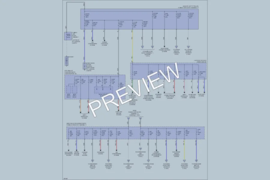 2010 Lexus LS600h Power Distribution wiring diagram preview