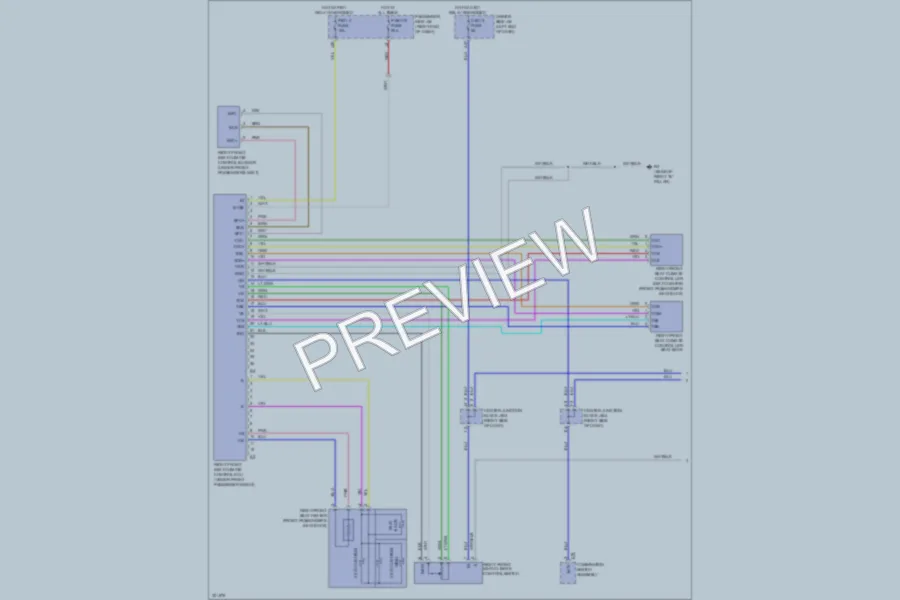 2010 Lexus LS600h Power Seats wiring diagram preview