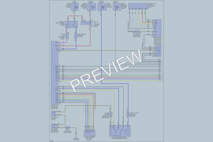 2010 Lexus LS600h Transmission wiring diagram preview
