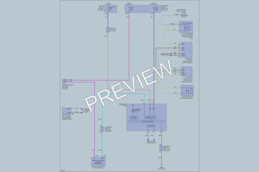 2010 Lexus LS600h Warning Systems wiring diagram preview