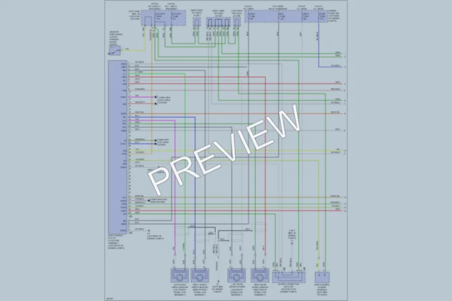 2010 Lexus LX570 Anti Lock Brakes wiring diagram preview