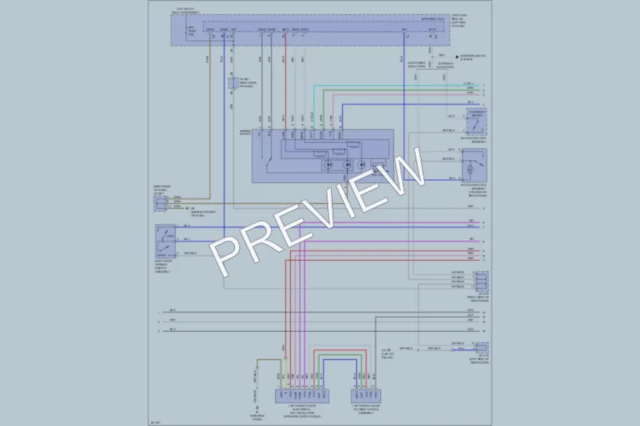 2010 Lexus LX570 Anti Theft wiring diagram preview