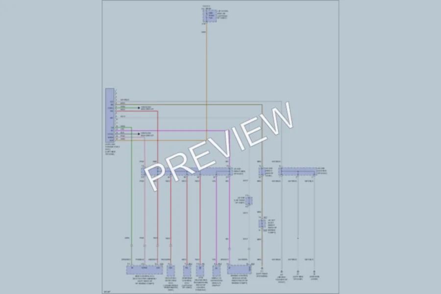 2010 Lexus LX570 Computer Data Lines wiring diagram preview