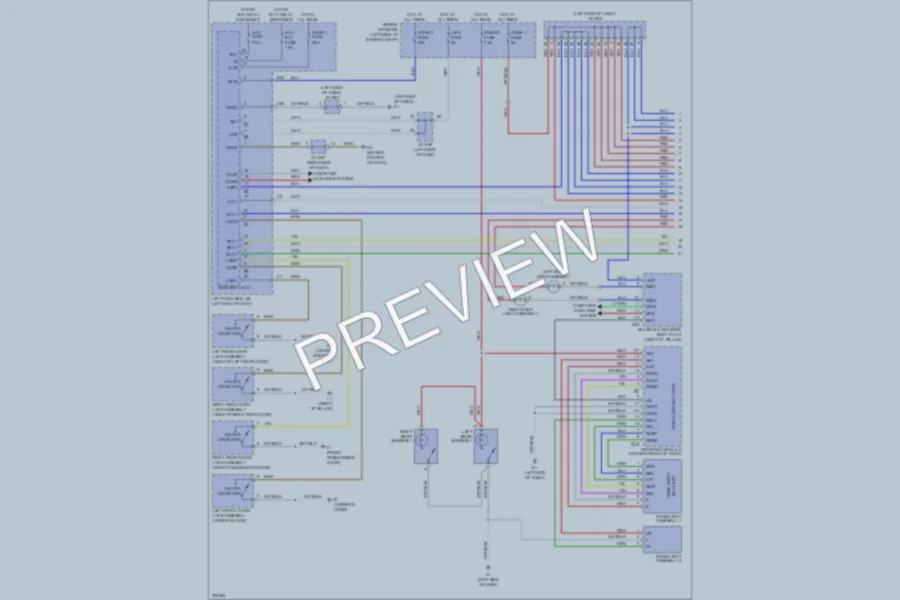 2010 Lexus LX570 Interior Lights wiring diagram preview