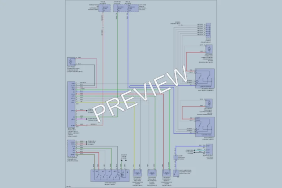 2010 Lexus LX570 Memory Systems wiring diagram preview