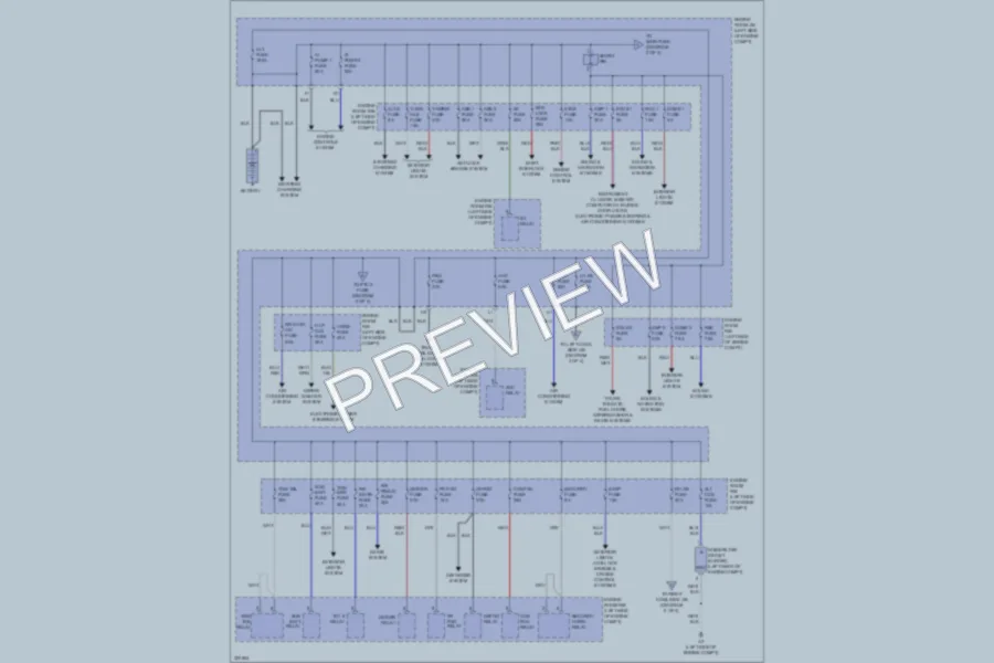 2010 Lexus LX570 Power Distribution wiring diagram preview
