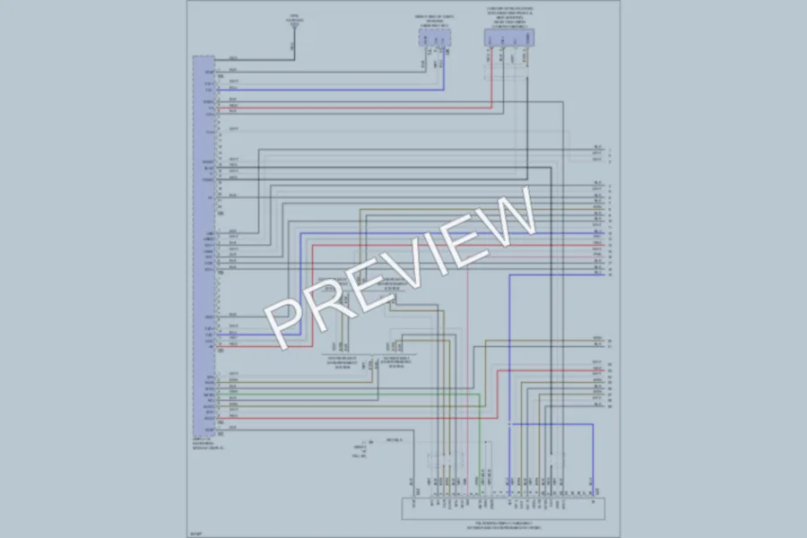 2010 Lexus LX570 Radio wiring diagram preview