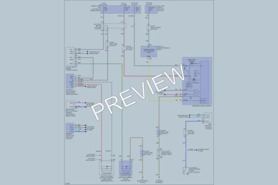 2010 Lexus LX570 Warning Systems wiring diagram preview
