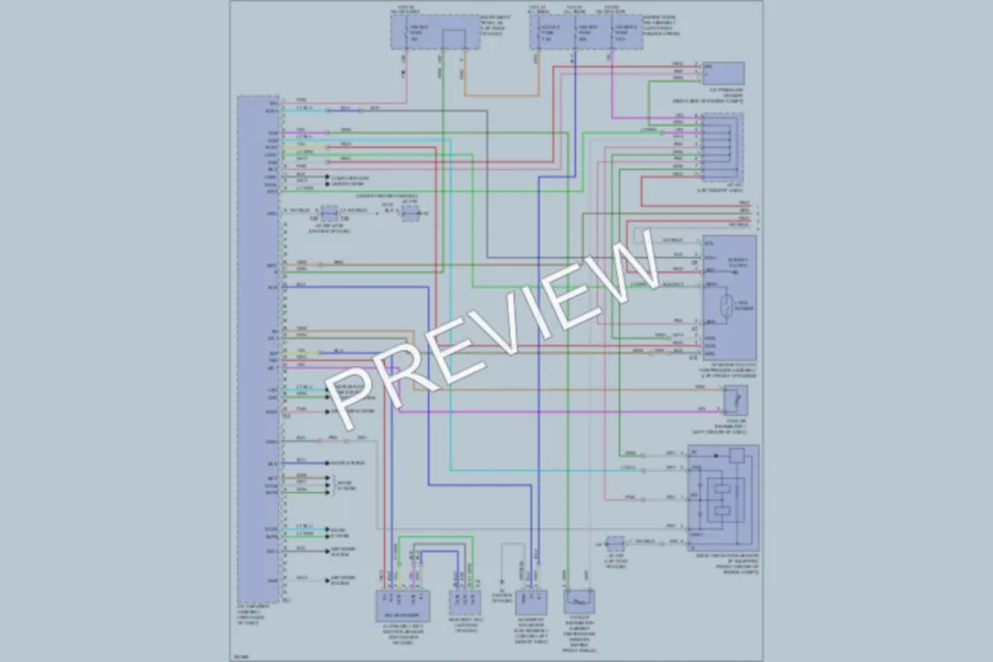 2010 Lexus RX350 Air Conditioning wiring diagram preview