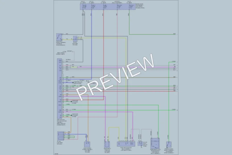 2010 Lexus RX350 Anti Lock Brakes wiring diagram preview