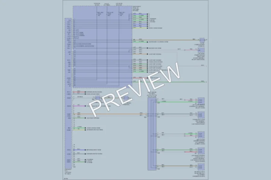 2010 Lexus RX350 Body Control Modules wiring diagram preview