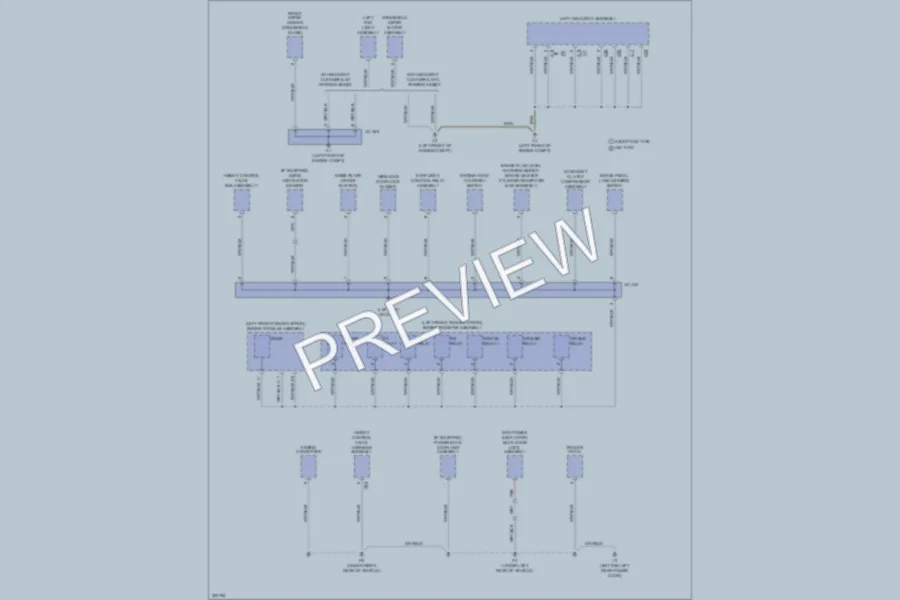 2010 Lexus RX350 Ground Distribution wiring diagram preview