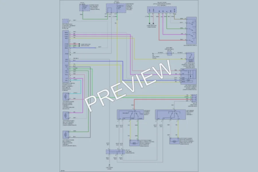 2010 Lexus RX350 Memory Systems wiring diagram preview