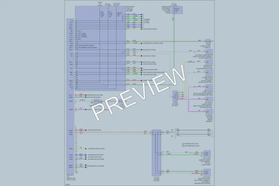 2010 Lexus RX450h Body Control Modules wiring diagram preview