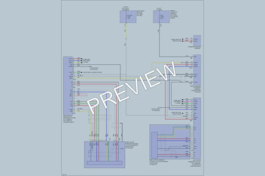 2010 Lexus RX450h Electronic Suspension wiring diagram preview