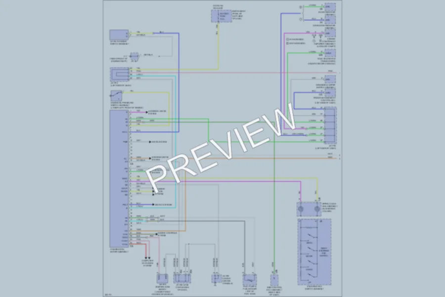 2010 Lexus RX450h Instrument Cluster wiring diagram preview