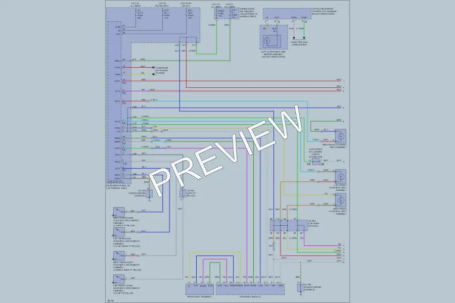 2010 Lexus RX450h Interior Lights wiring diagram preview