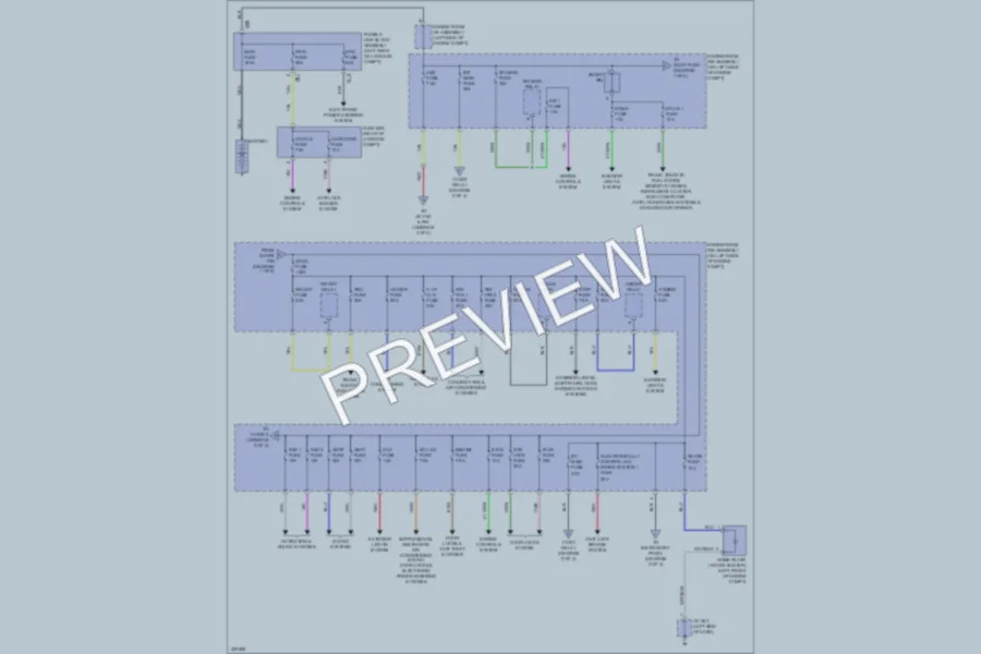 2010 Lexus RX450h Power Distribution wiring diagram preview