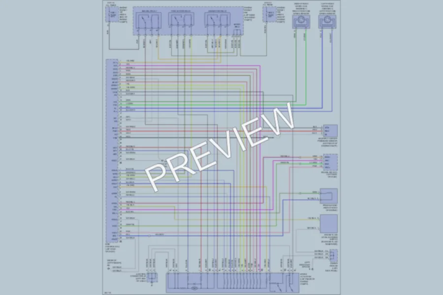 2010 Lexus SC430 Anti Lock Brakes wiring diagram preview