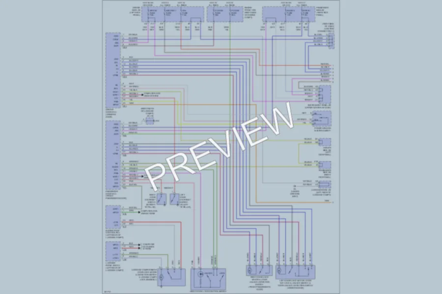 2010 Lexus SC430 Anti Theft wiring diagram preview