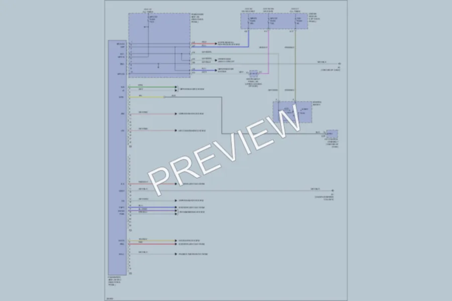 2010 Lexus SC430 Body Control Modules wiring diagram preview