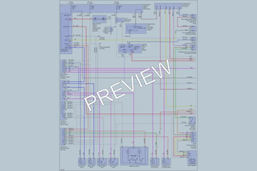 2010 Lexus SC430 Interior Lights wiring diagram preview