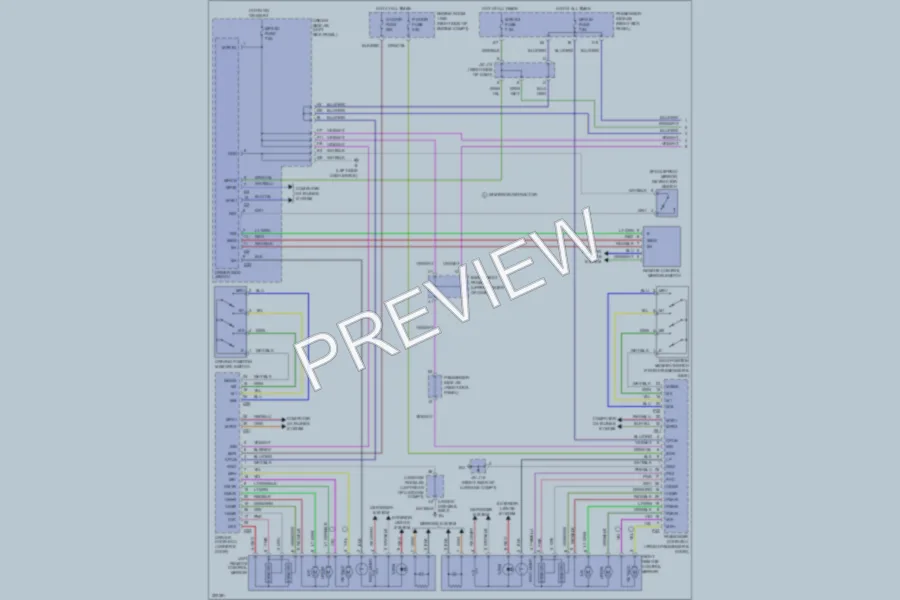 2010 Lexus SC430 Memory Systems wiring diagram preview